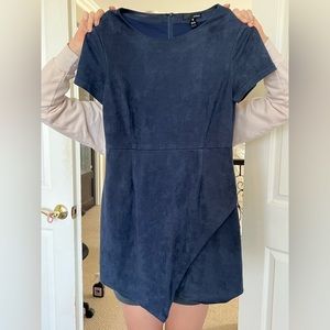 Blue suede Aqua dress $130